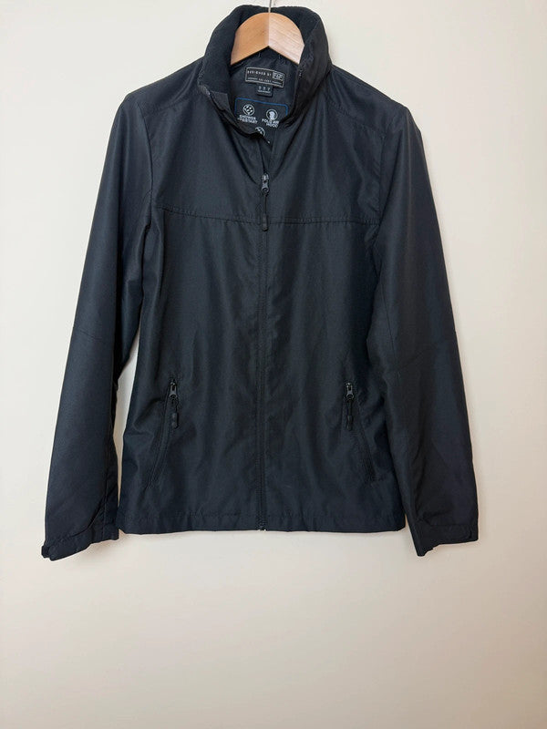 F&F Black Shower Resistant Lightweight Windbreaker - Small