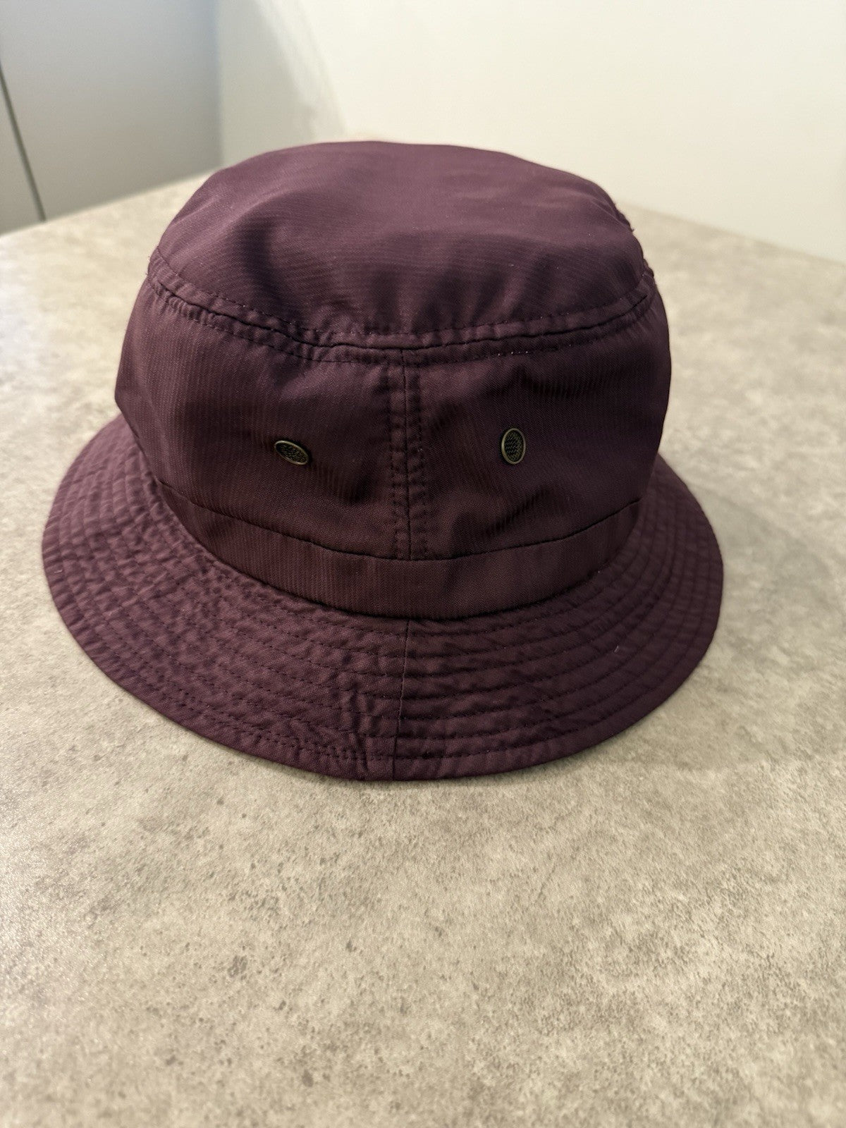 Backtee Golf Performance Plum Showerproof Bucket Hat - Small