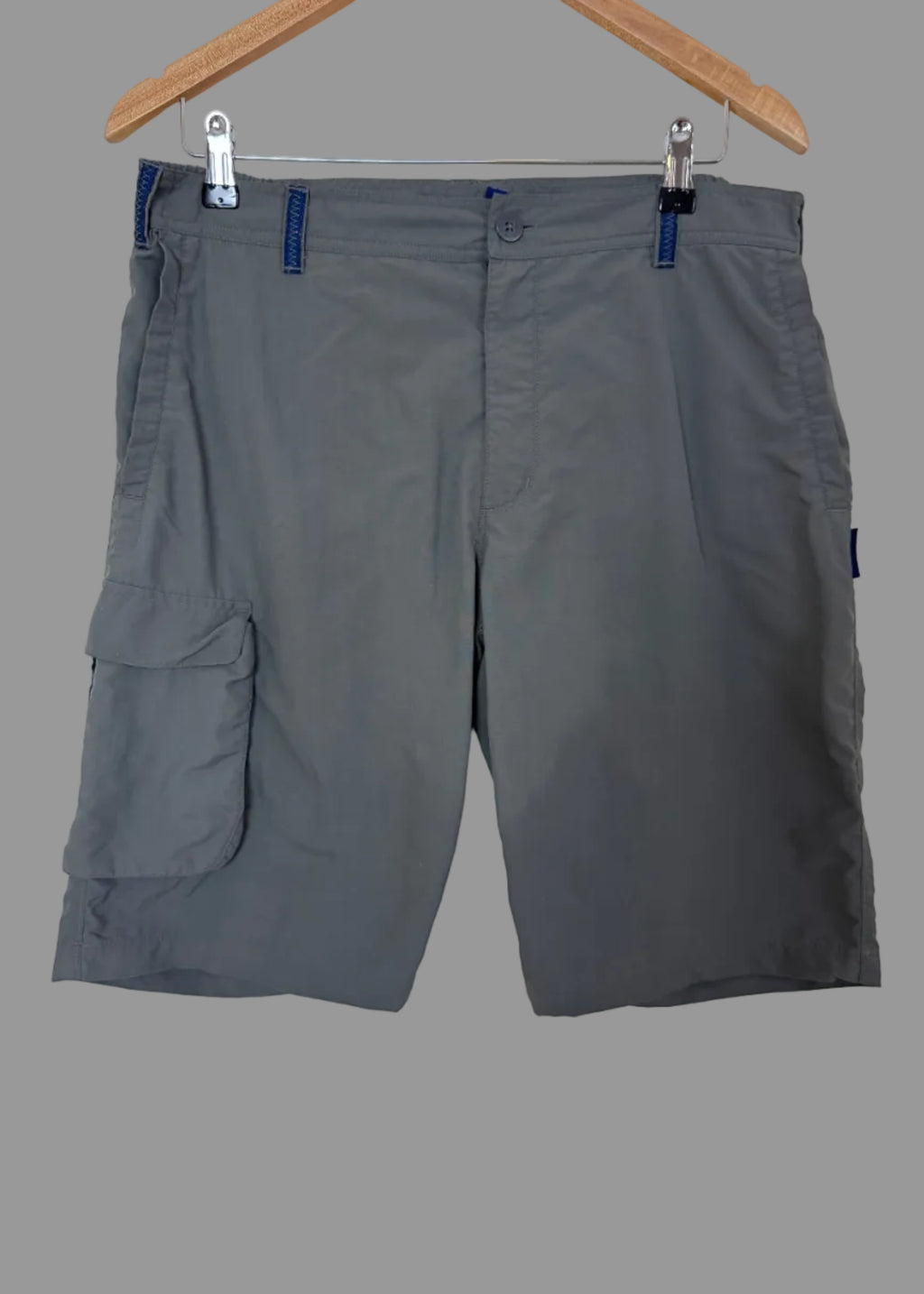 Sprayway Men’s Grey Cargo Walking Hiking Shorts Small Waist 30