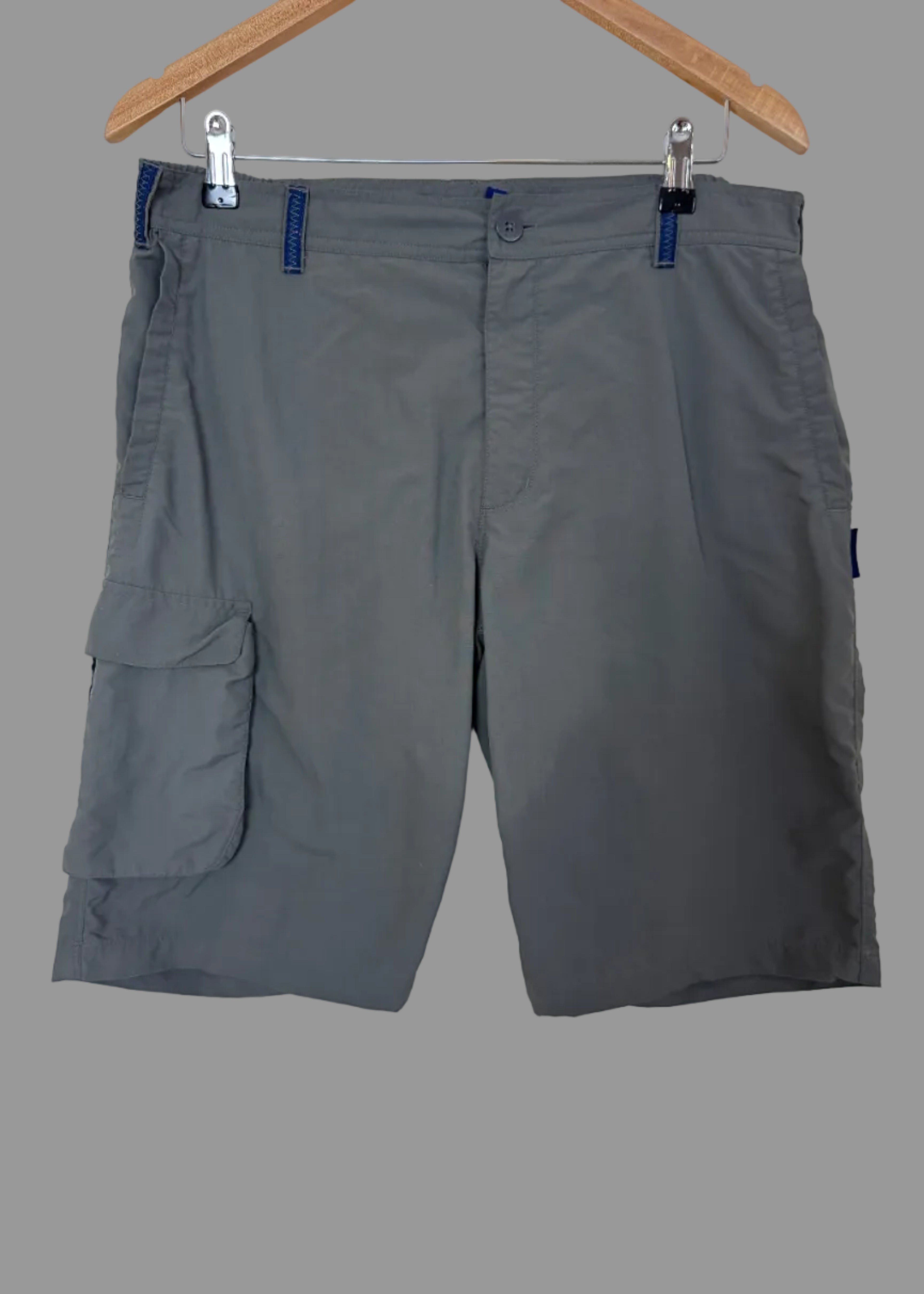 Sprayway Men’s Grey Cargo Walking Hiking Shorts Small Waist 30