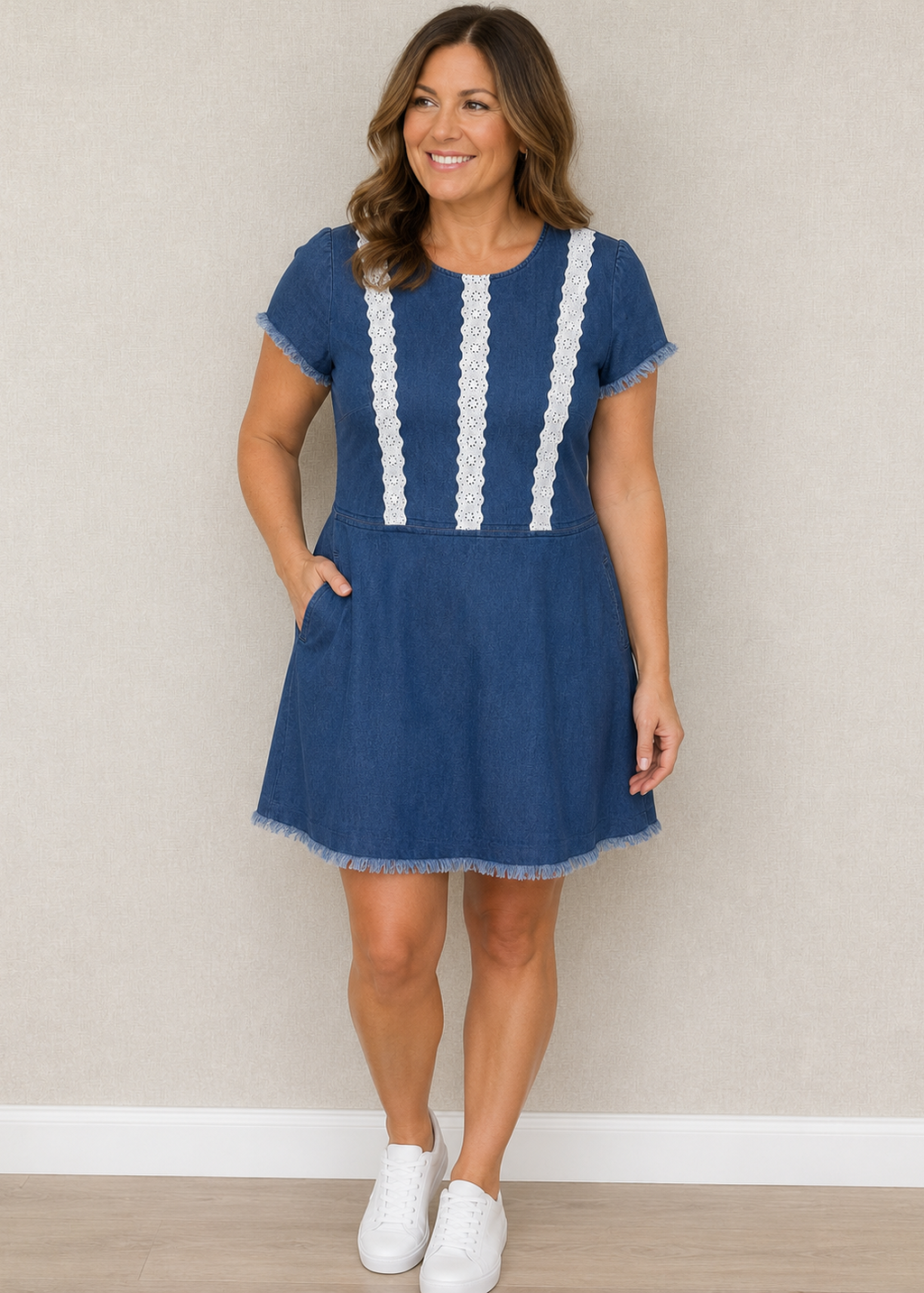 Simply Be Blue Denim Dress UK18 – Pre-Loved