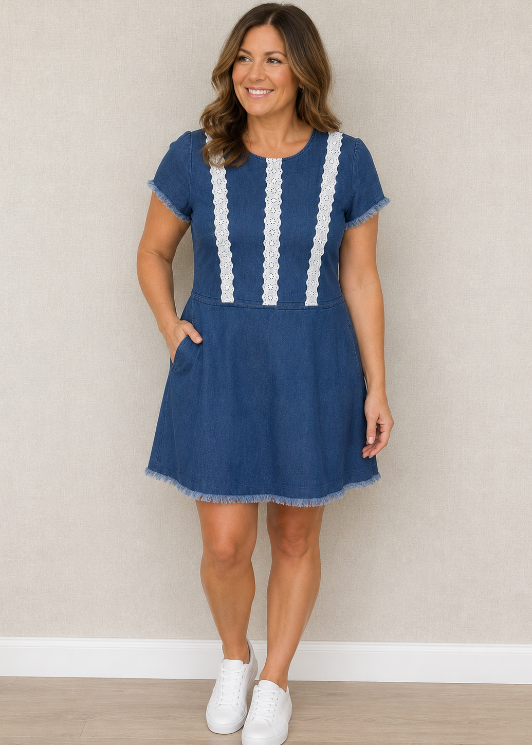 Simply Be Blue Denim Dress UK18 – Pre-Loved
