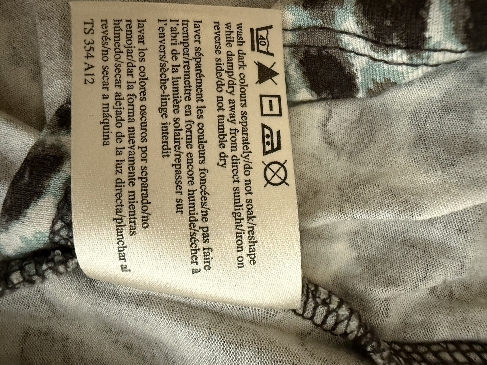 Laura Ashley Green Brown Animal Print  Dress -Size 14