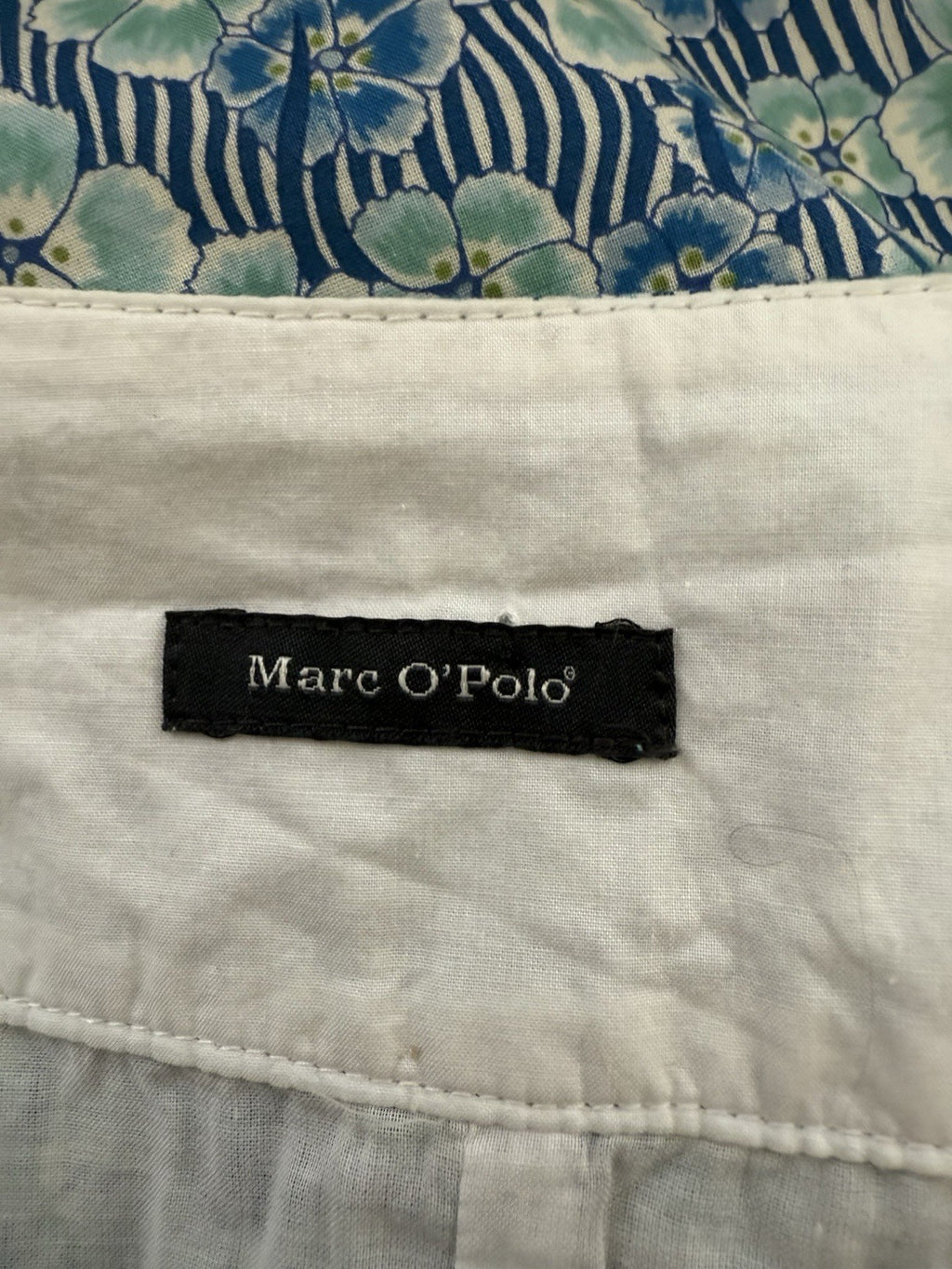 Marc O’Polo Blue Green Floral Skirt - UK 10