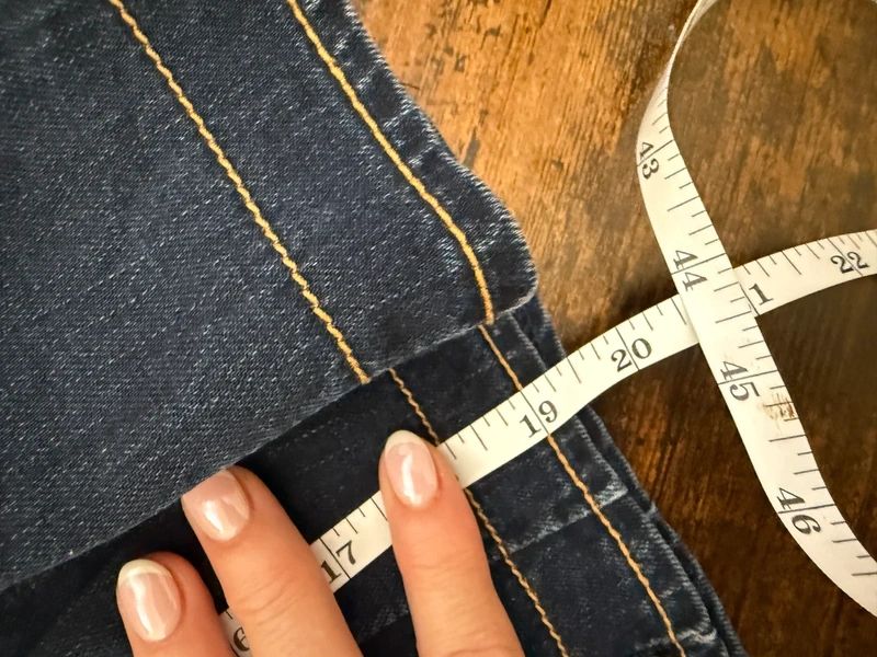 Yessica Y2K Dark Wash Pleated Denim Mini Skirt Drop Waist A Line UK8–10