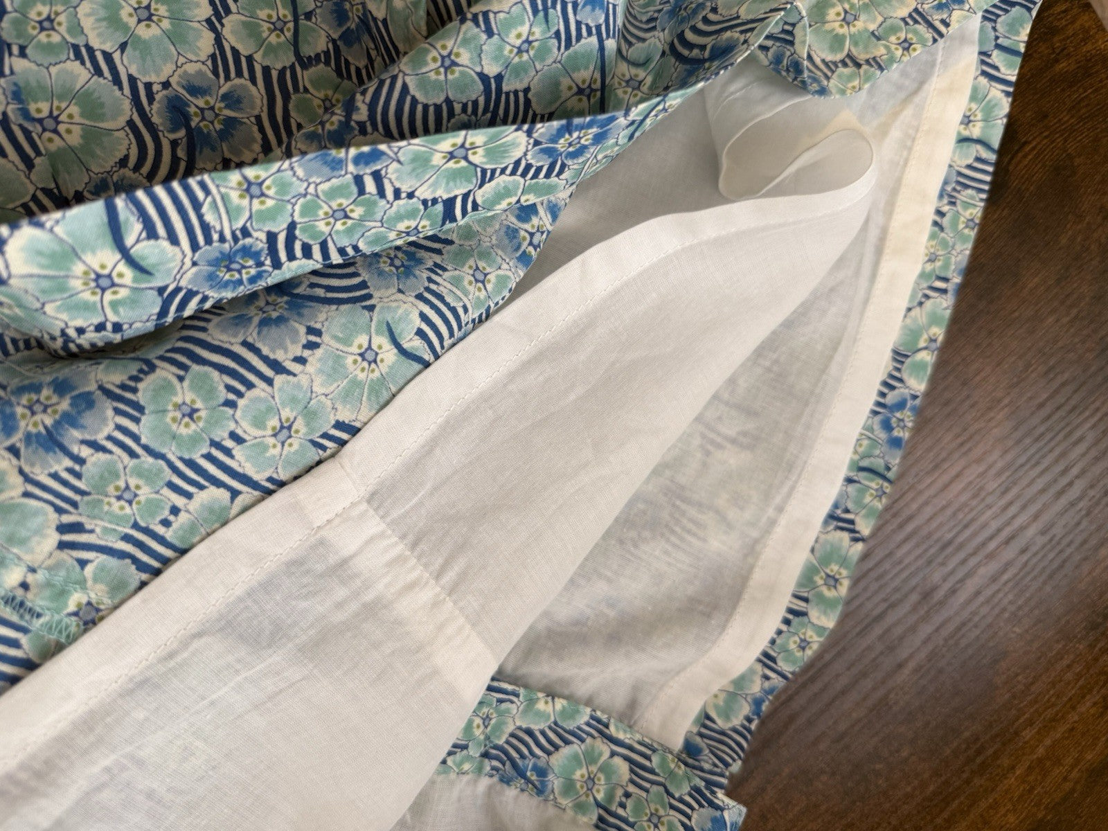 Marc O’Polo Blue Green Floral Skirt - UK 10