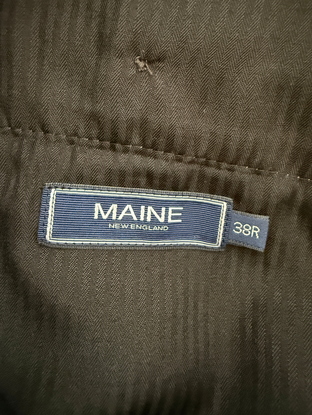 Maine Brown Twill Brushed Cotton Trousers W38 L32 Straight Leg Mens