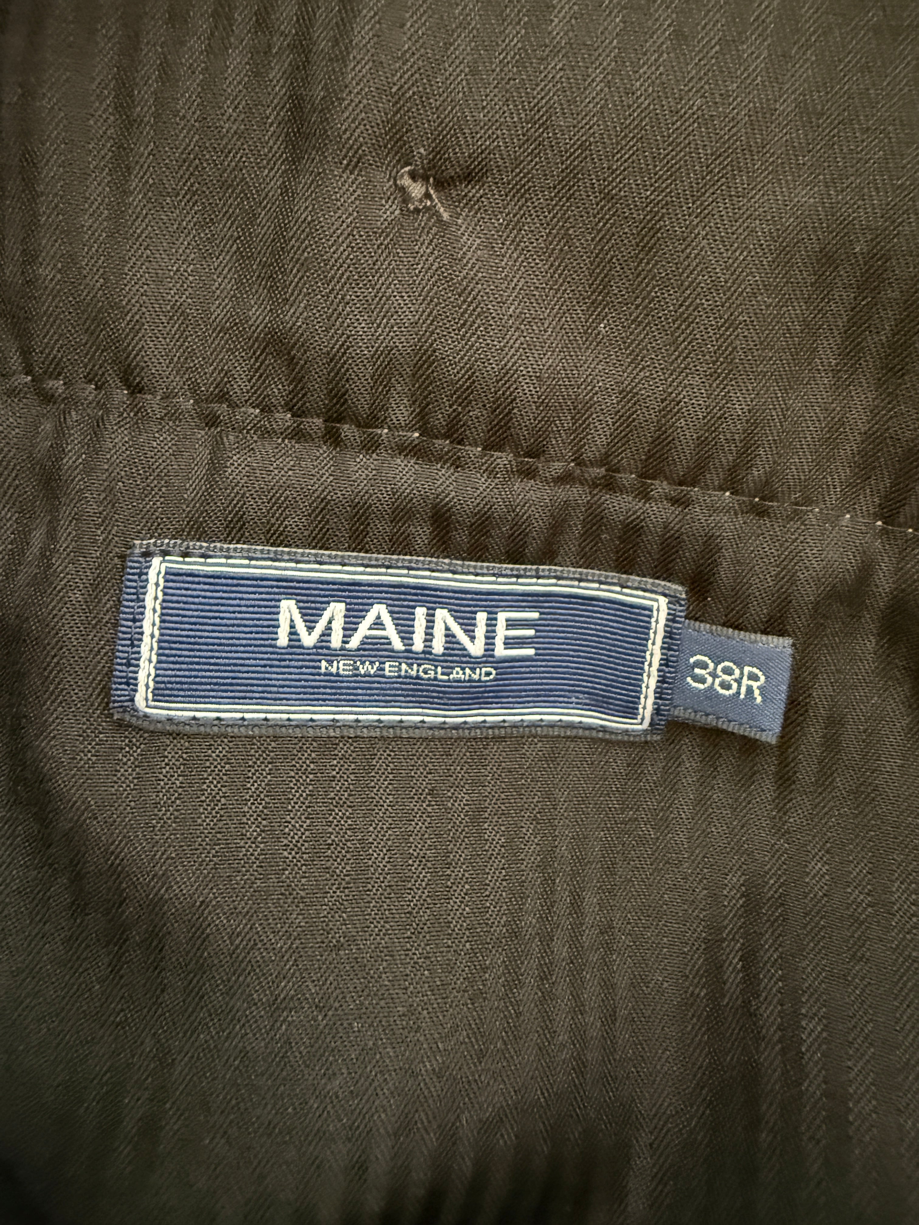 Maine Brown Twill Brushed Cotton Trousers W38 L32 Straight Leg Mens