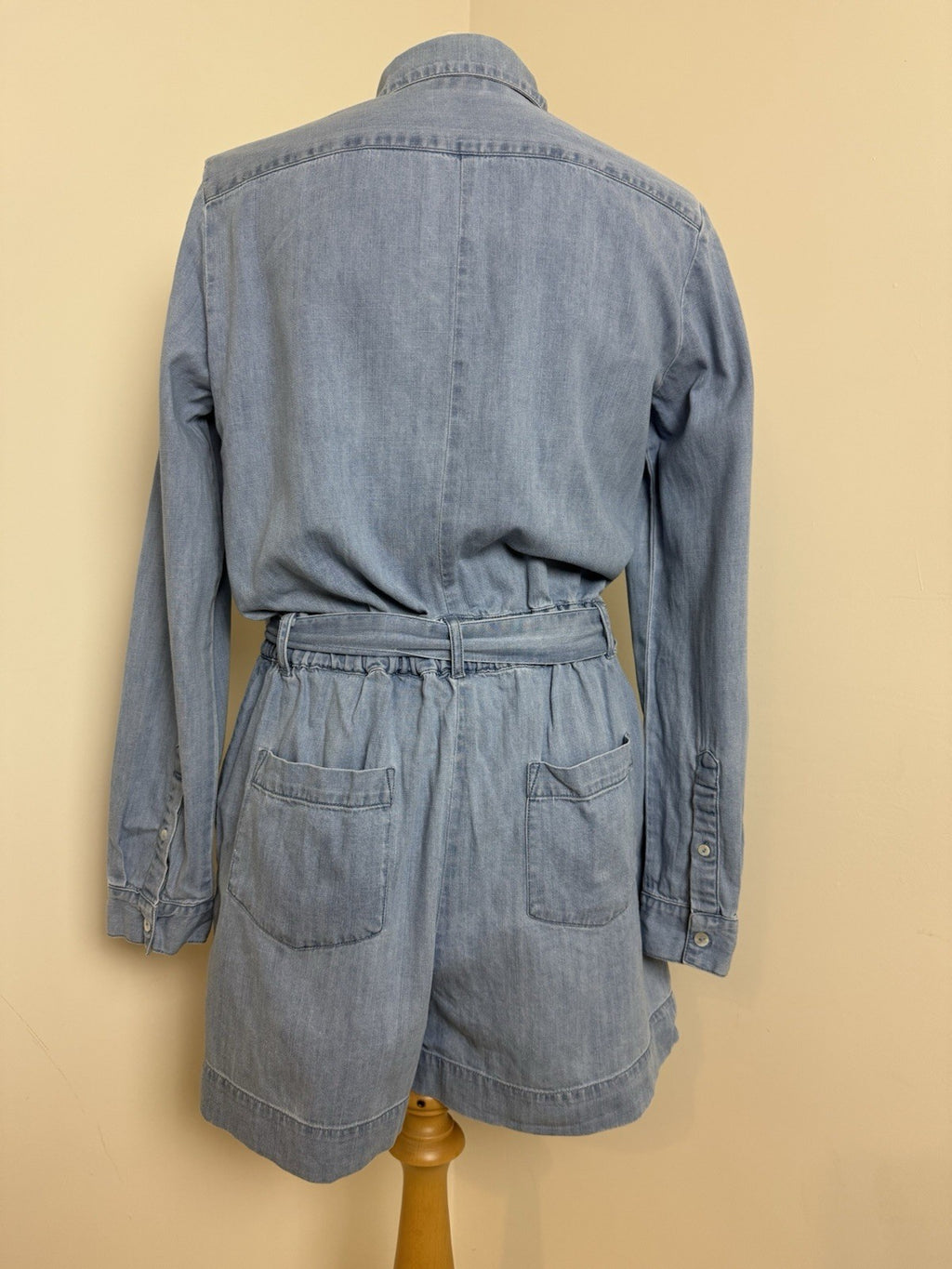 Great Plains Denim Long Sleeve Playsuit - UK10