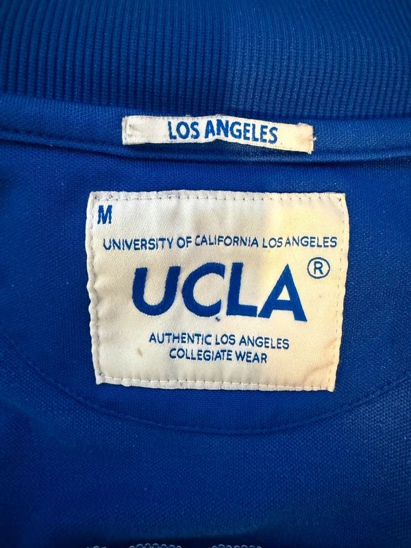 UCLA Red White Blue Colour Block Track Jacket Retro Full Zip Medium