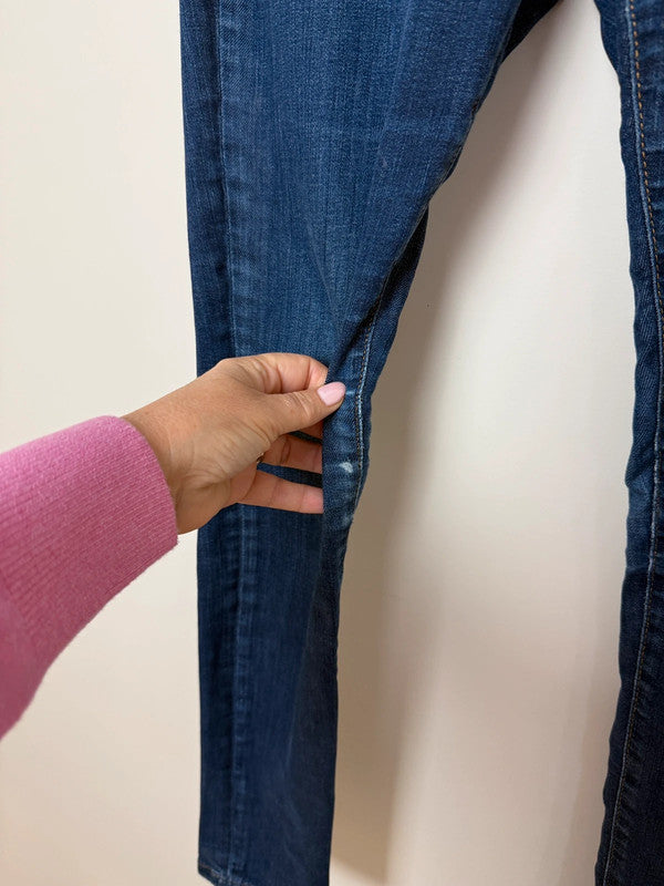 Mint Velvet Dark Blue Slim Fit Skinny Jeans - UK10