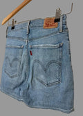 Levi’s Mile High Denim Shorts Light Wash High Waisted W27