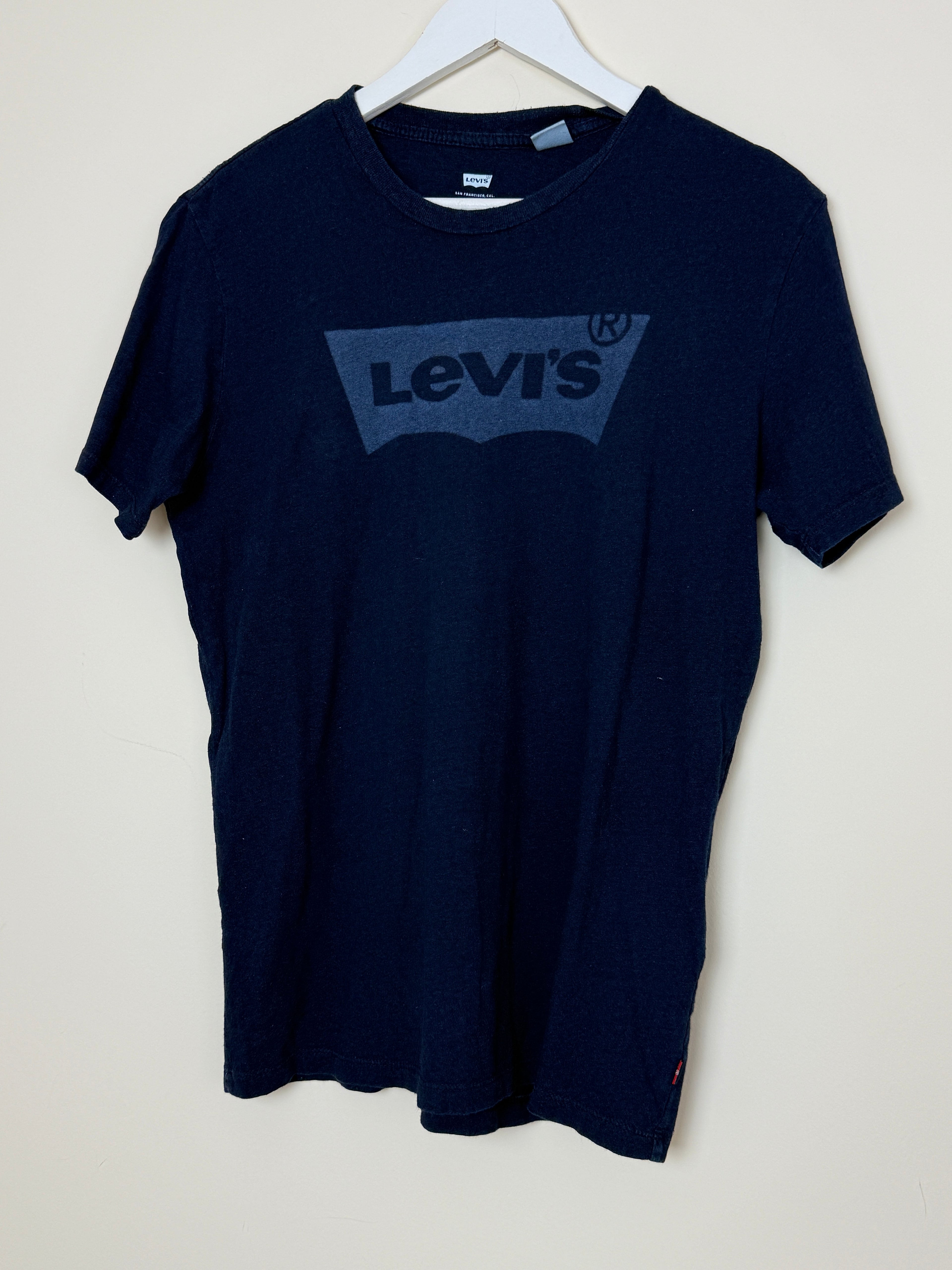 Levi’s Logo T Shirt Navy Blue Size M
