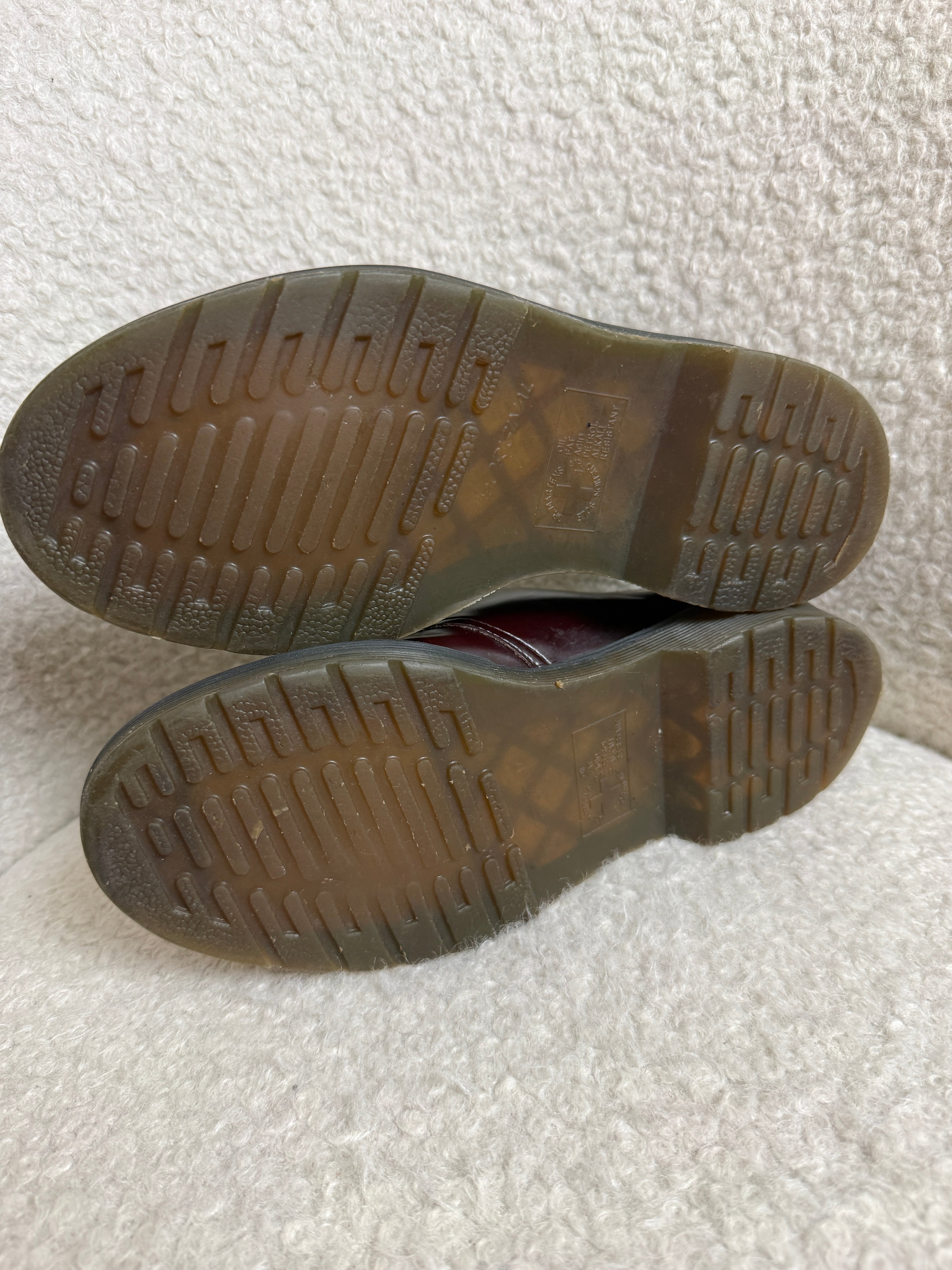 Dr Martens 1461 Cherry Red Leather Shoes UK 4 – Pre-Loved