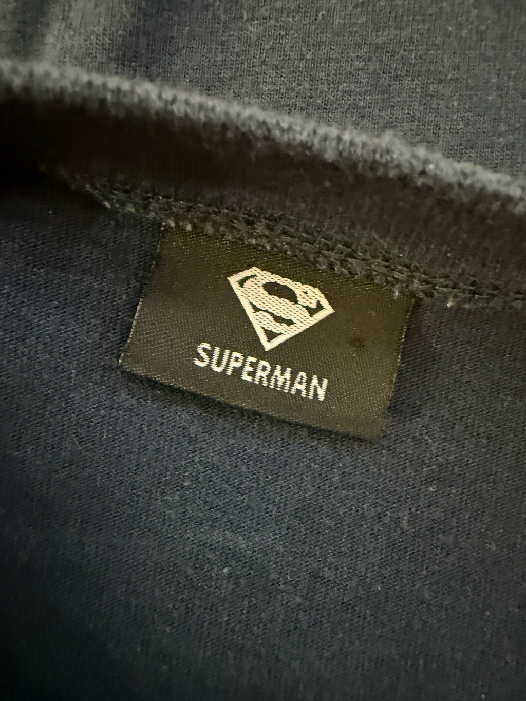 Superman Pop Art Graphic T-Shirt – DC Comics Oversized Tee – Size XL