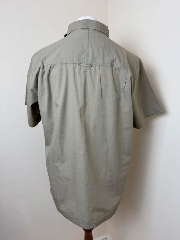 Mountain Warehouse Beige Utility Travel Shirt Medium Short Sleeve Breathable BNWT