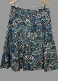 Honor Millburn at EWM Women’s Corduroy A-Line Skirt UK16 – Blue Casual Midi Skirt