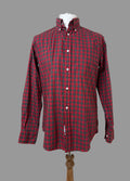 Lincs DC & Co Red Tartan Plaid Cotton Shirt Medium