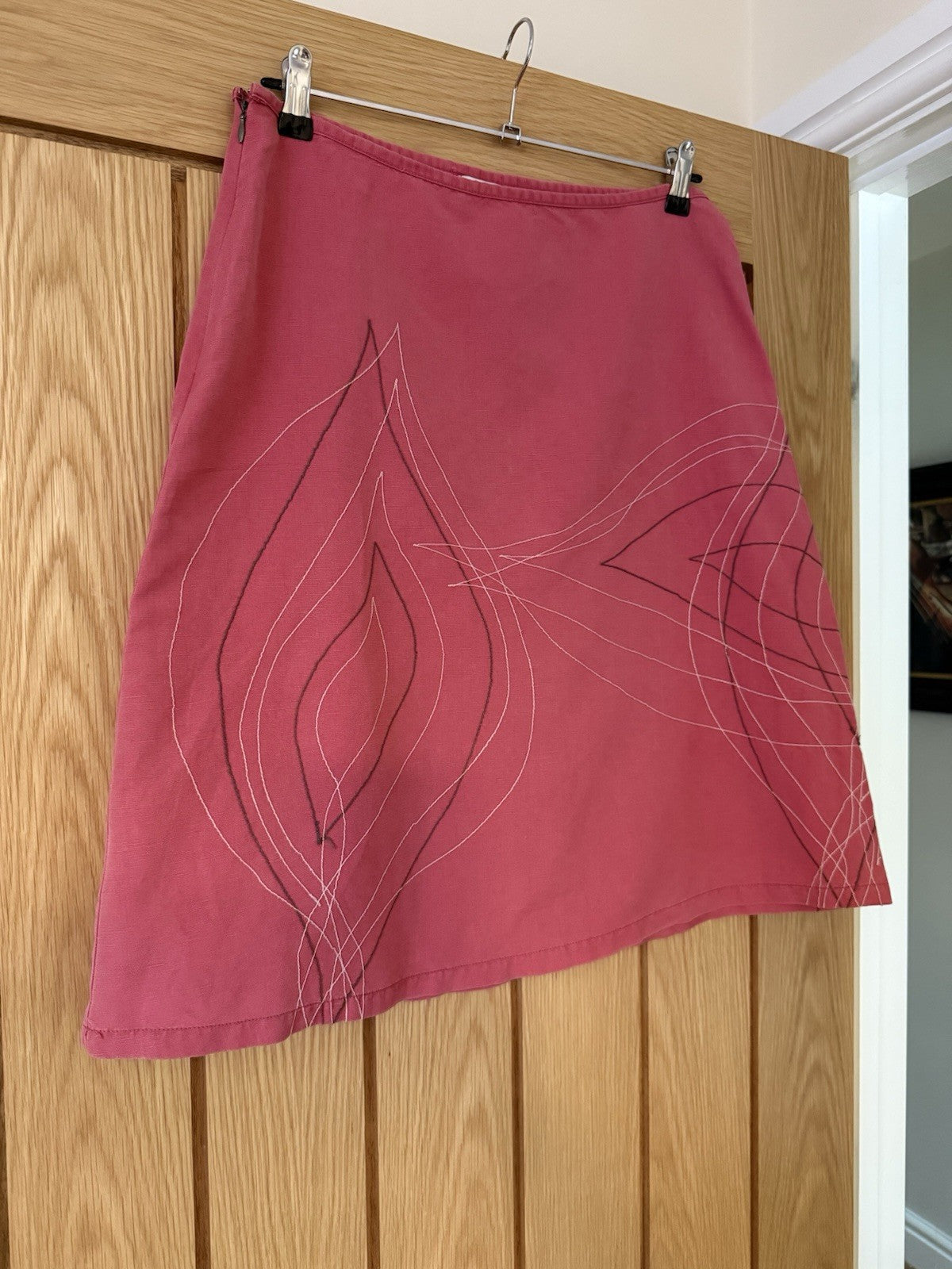 White Stuff Rose Pink  A-Line Skirt – Size 10
