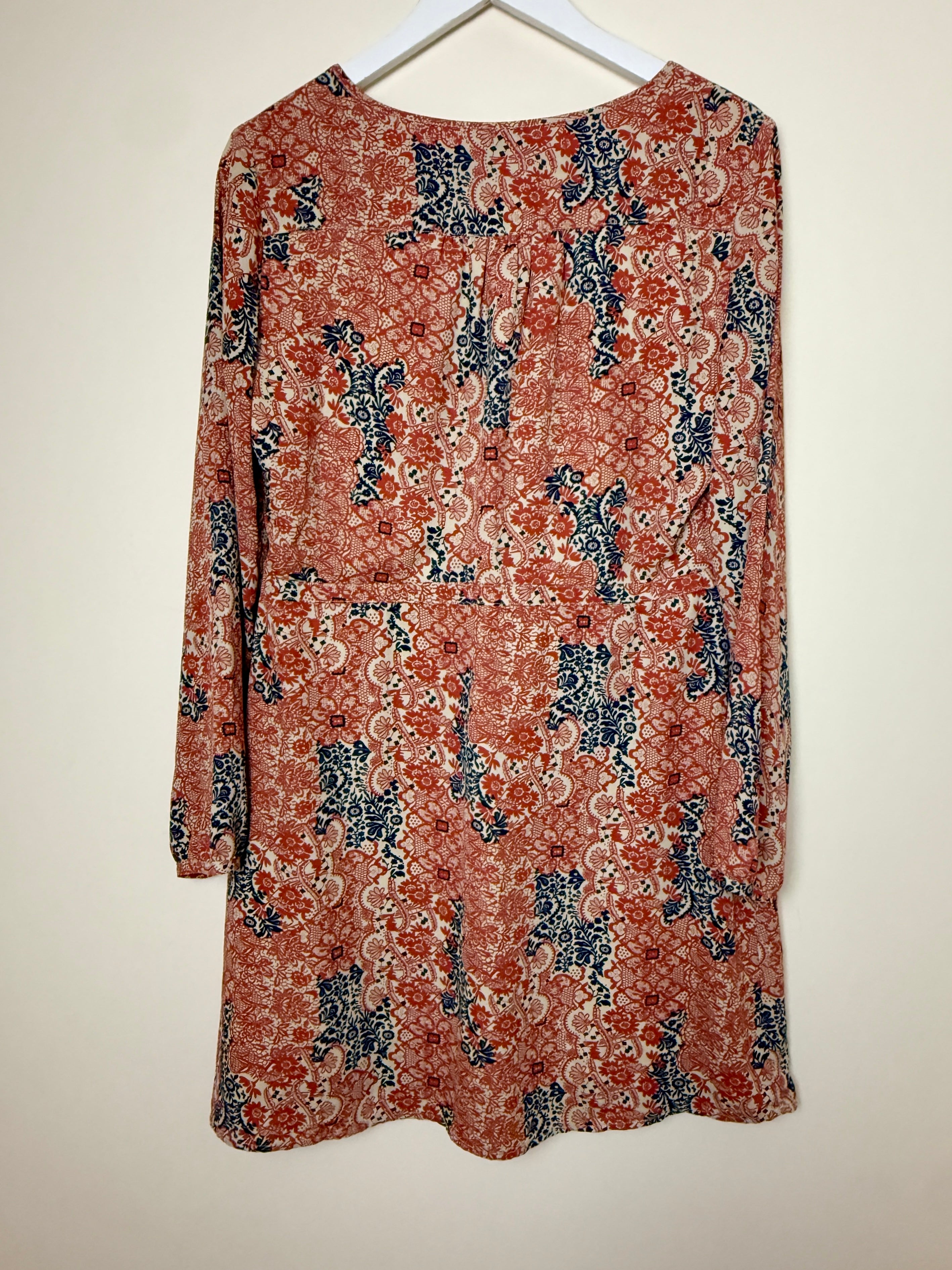 Pepperberry Floral Boho Tunic Dress Size 14 Curvy