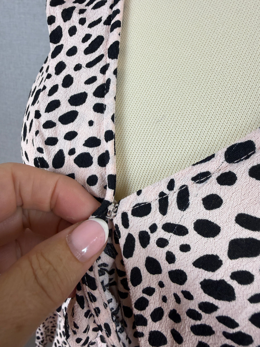 Oasis Blush Animal Print Wrap Midi Dress UK 16 – Pre-Loved