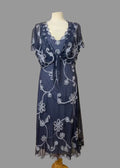 Phase Eight Lavender Floral Dress & Bolero Set Size UK 18