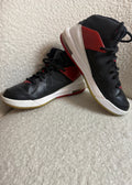 Nike Jordan Flight Basketball Trainers UK7.5 EU42 Black Red High Top