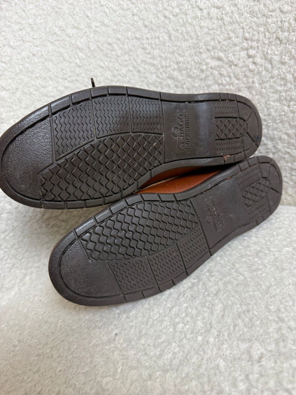 Sebago Docksides Brown Leather Boat Shoes UK 6.5 – Pre-Loved