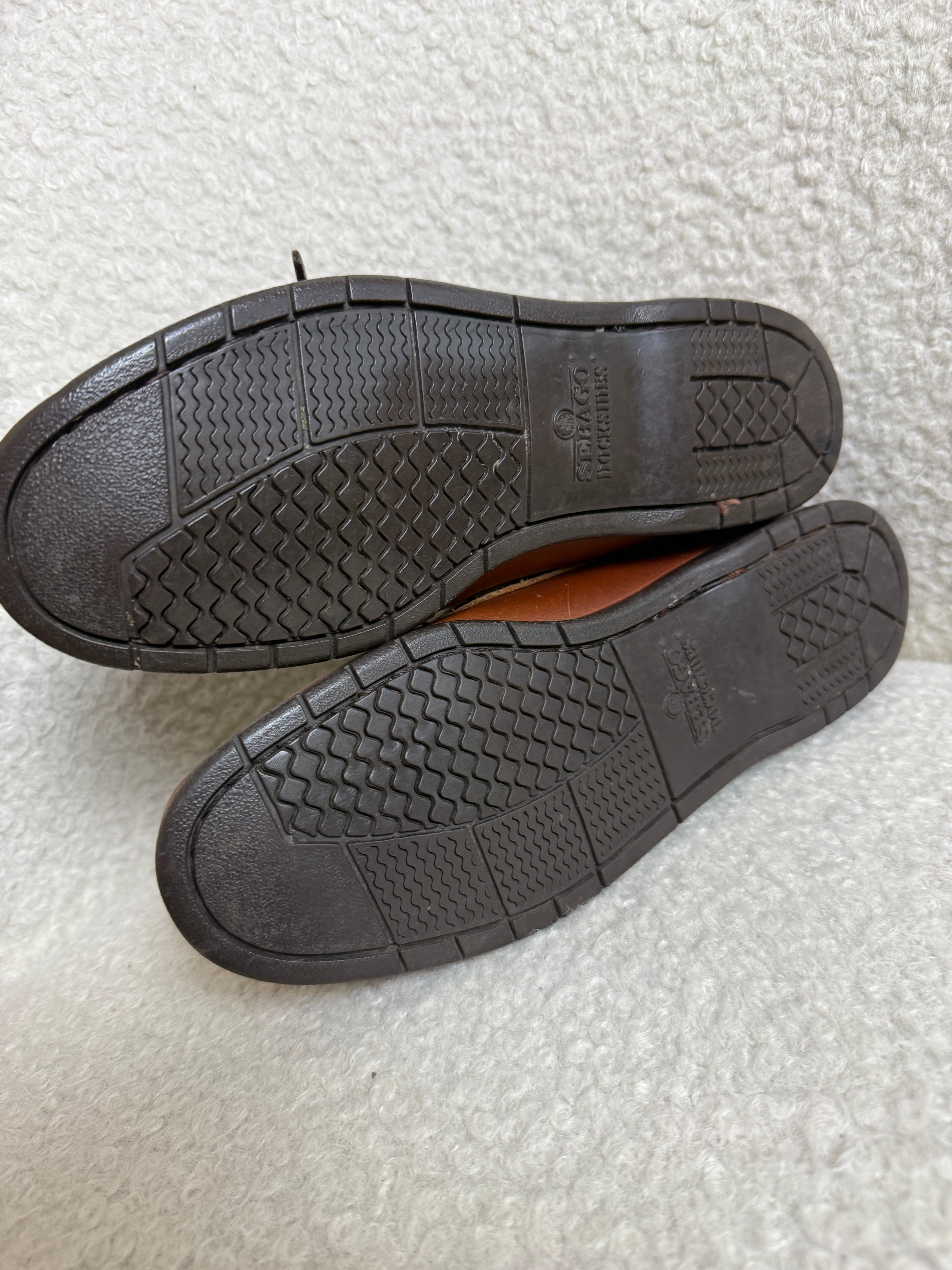 Sebago Docksides Brown Leather Boat Shoes UK 6.5 – Pre-Loved