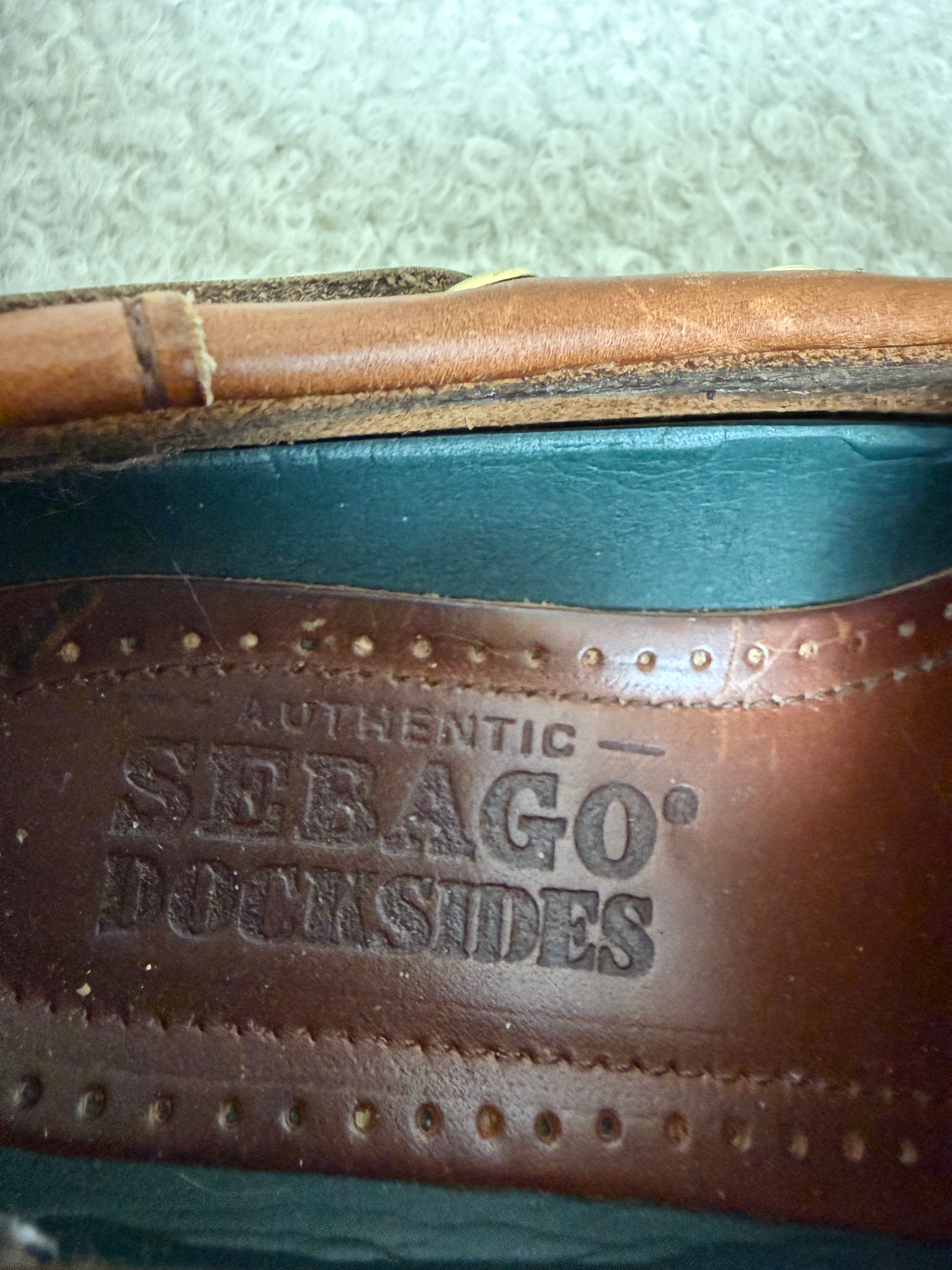 Sebago Docksides Brown Leather Boat Shoes UK 6.5 – Pre-Loved