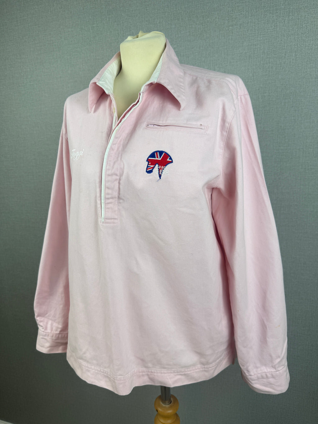 Toggi Xtreme Team GBR Pink Rugby Shirt UK 14 – Preloved
