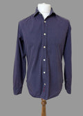 Abbie & Rose Navy Red Geometric Print Shirt Mens Large