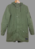 Cotton On Utility Surplus Khaki Quilted Parka - Small