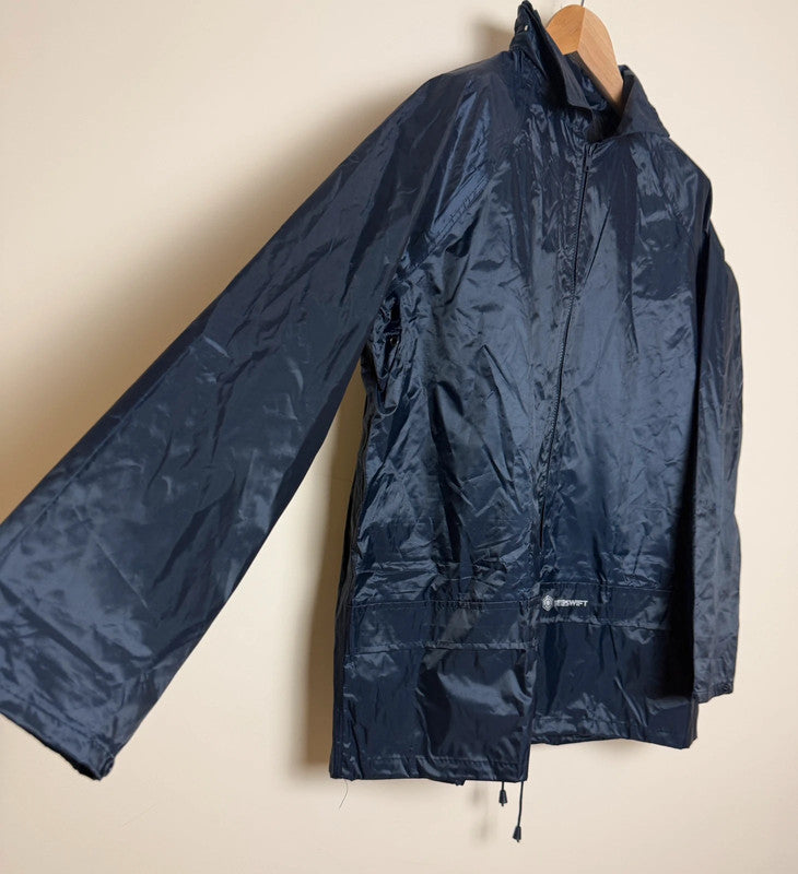 Beeswift Nylon B-Dri Navy Blue Waterproof Windbreaker - New no Tags - Medium