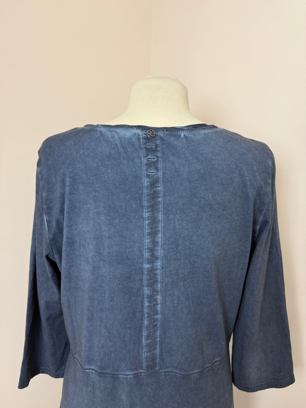 Simclan Blue Jersey Stretch Pocket Dress UK14 EU42