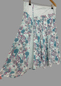 Fat Face Geometric Mosaic Print Skater Skirt UK12 Boho Midi