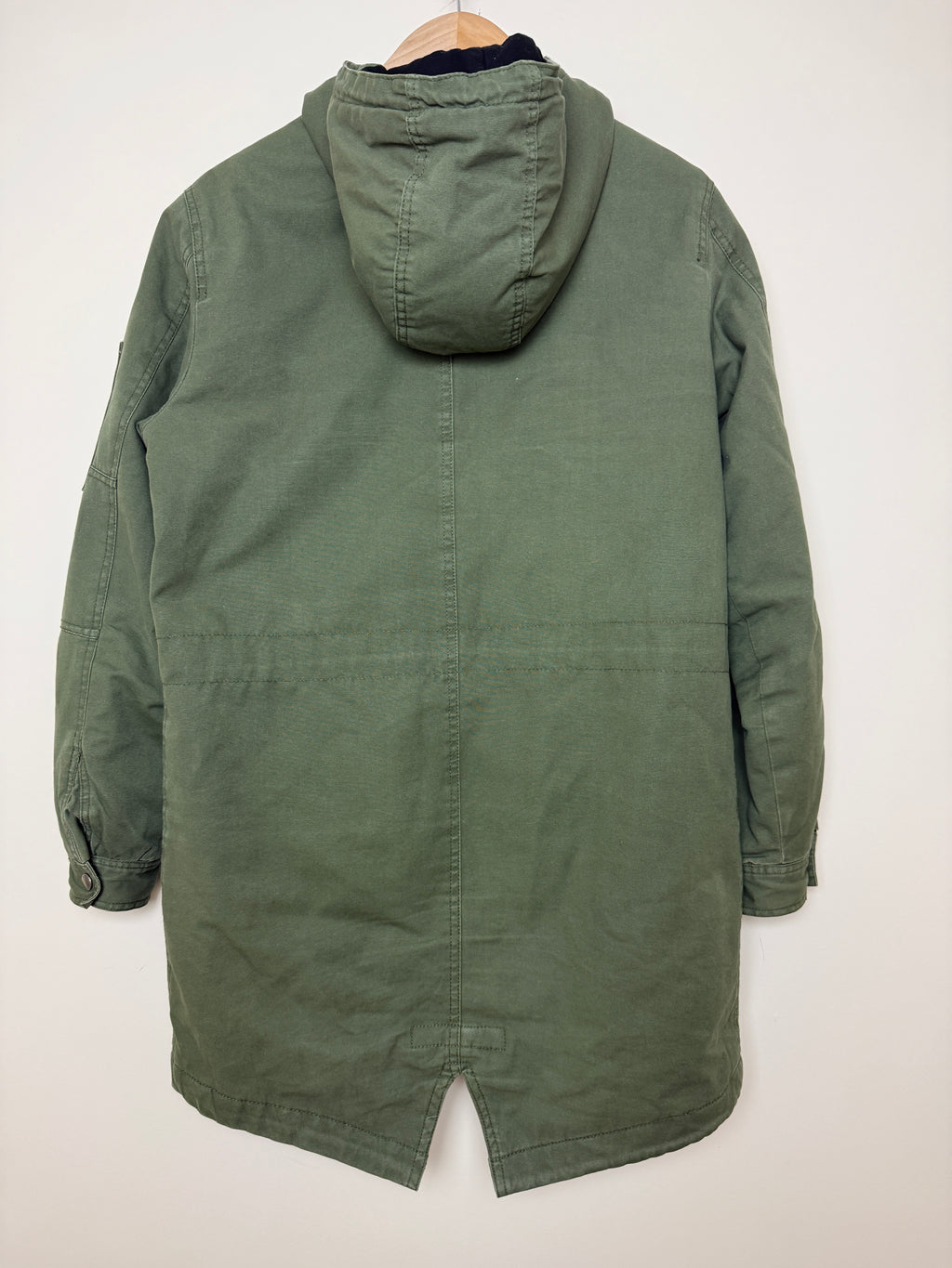 Cotton On Utility Surplus Khaki Quilted Parka - Small