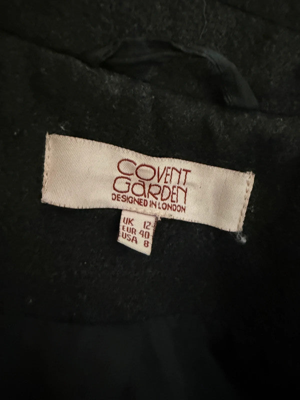 Covent Garden London Charcoal Pea Coat - Size 12