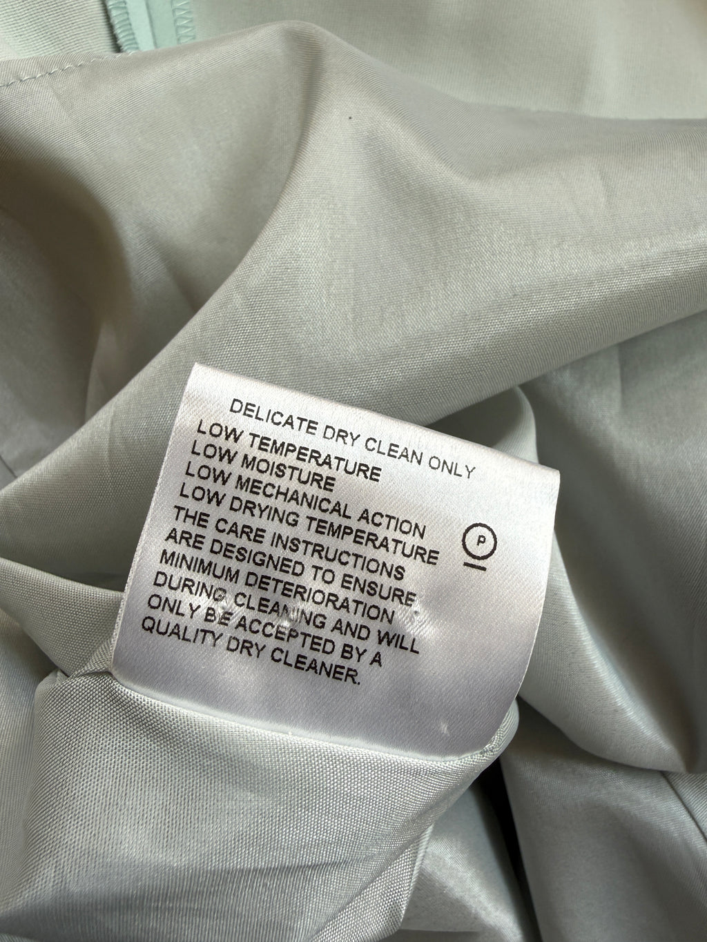 Karen Millen Mint Satin Midi Dress UK 14 – Preloved