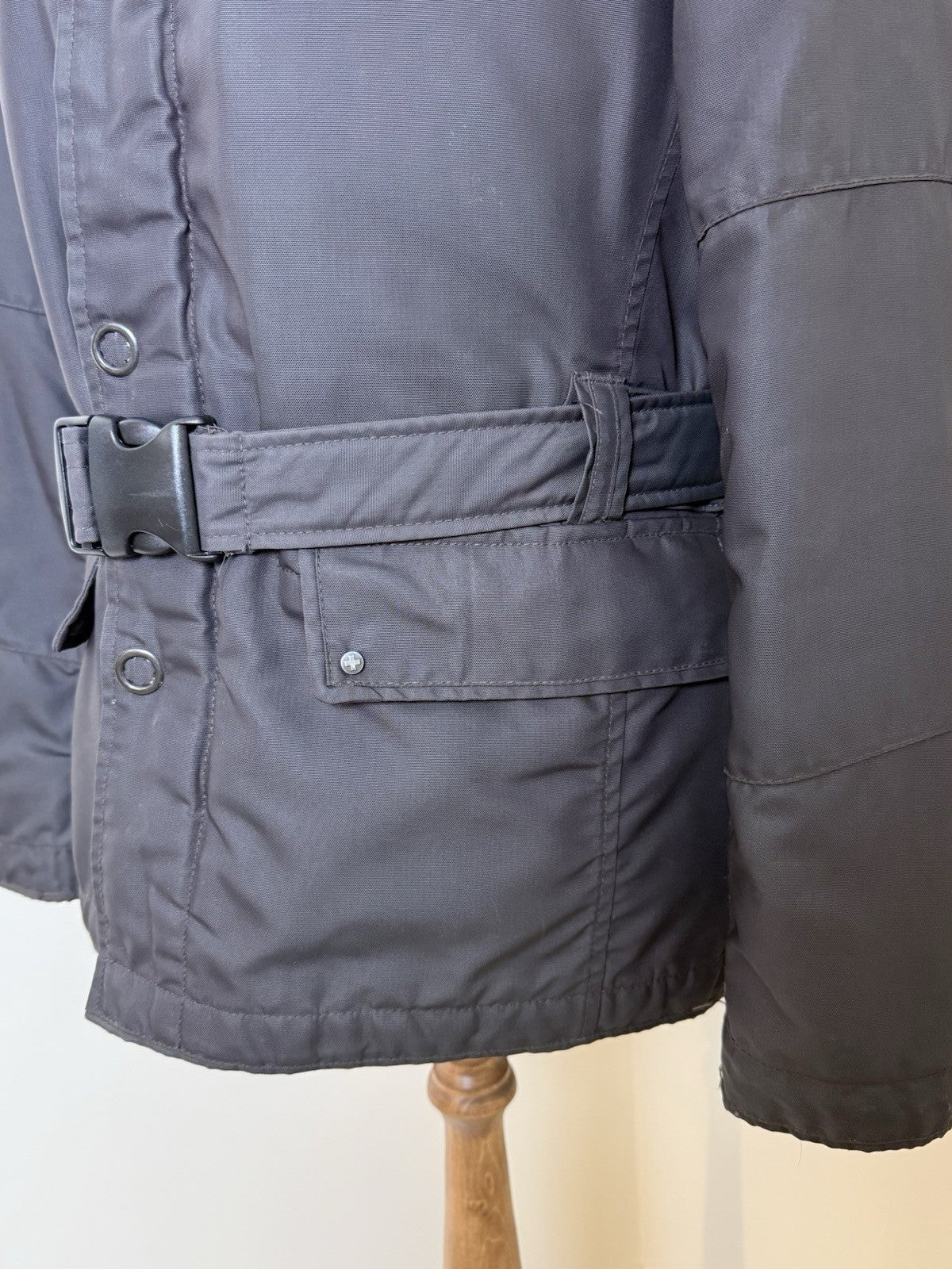 Strellson Swiss Cross Reloaded-W Wool Lined Wax Effect Charcoal Jacket Med