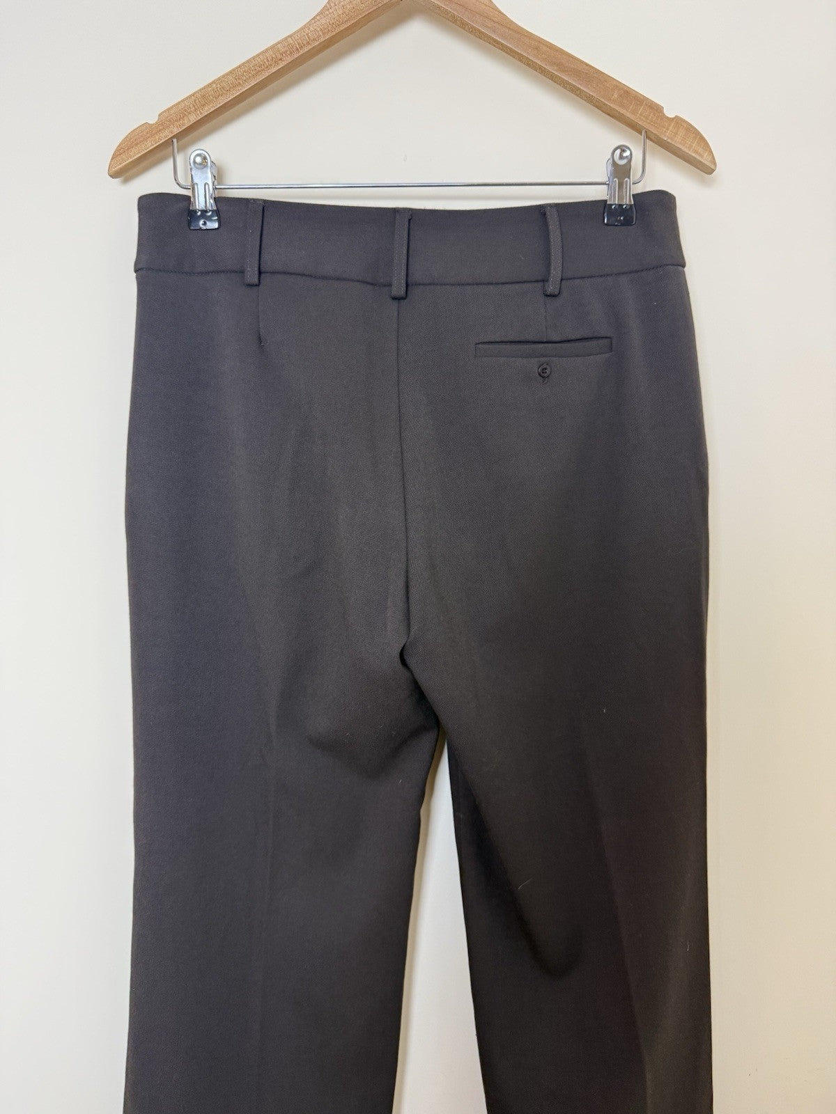 Rivette & Blair Women's Brown Tailored Straight Leg Trousers - UK 10