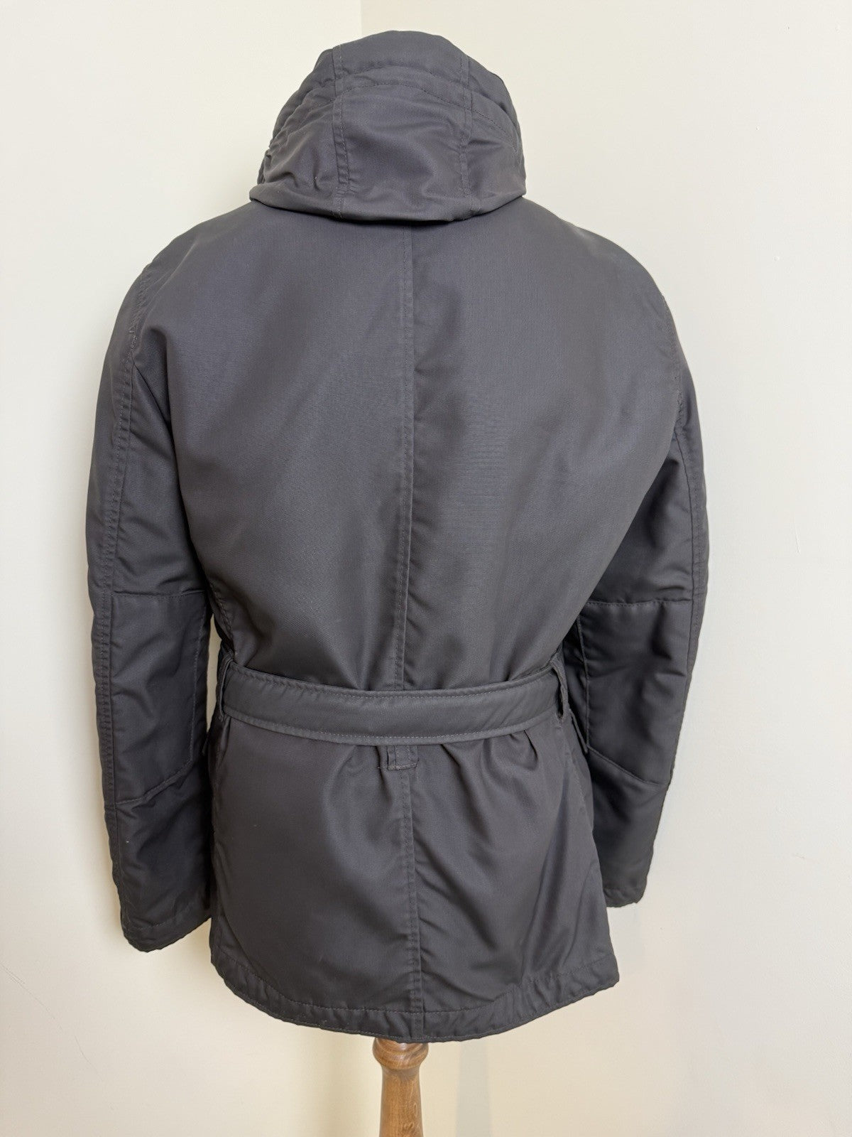 Strellson Swiss Cross Reloaded-W Wool Lined Wax Effect Charcoal Jacket Med