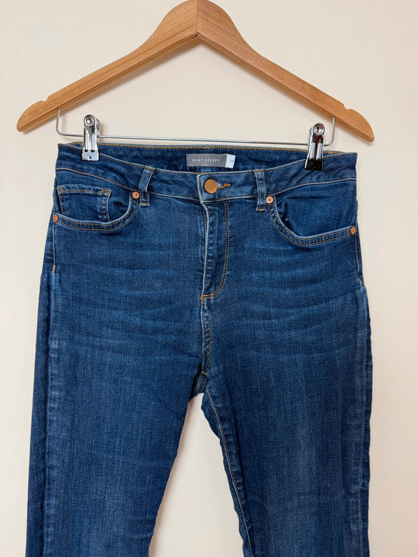 Mint Velvet Dark Blue Slim Fit Skinny Jeans - UK10