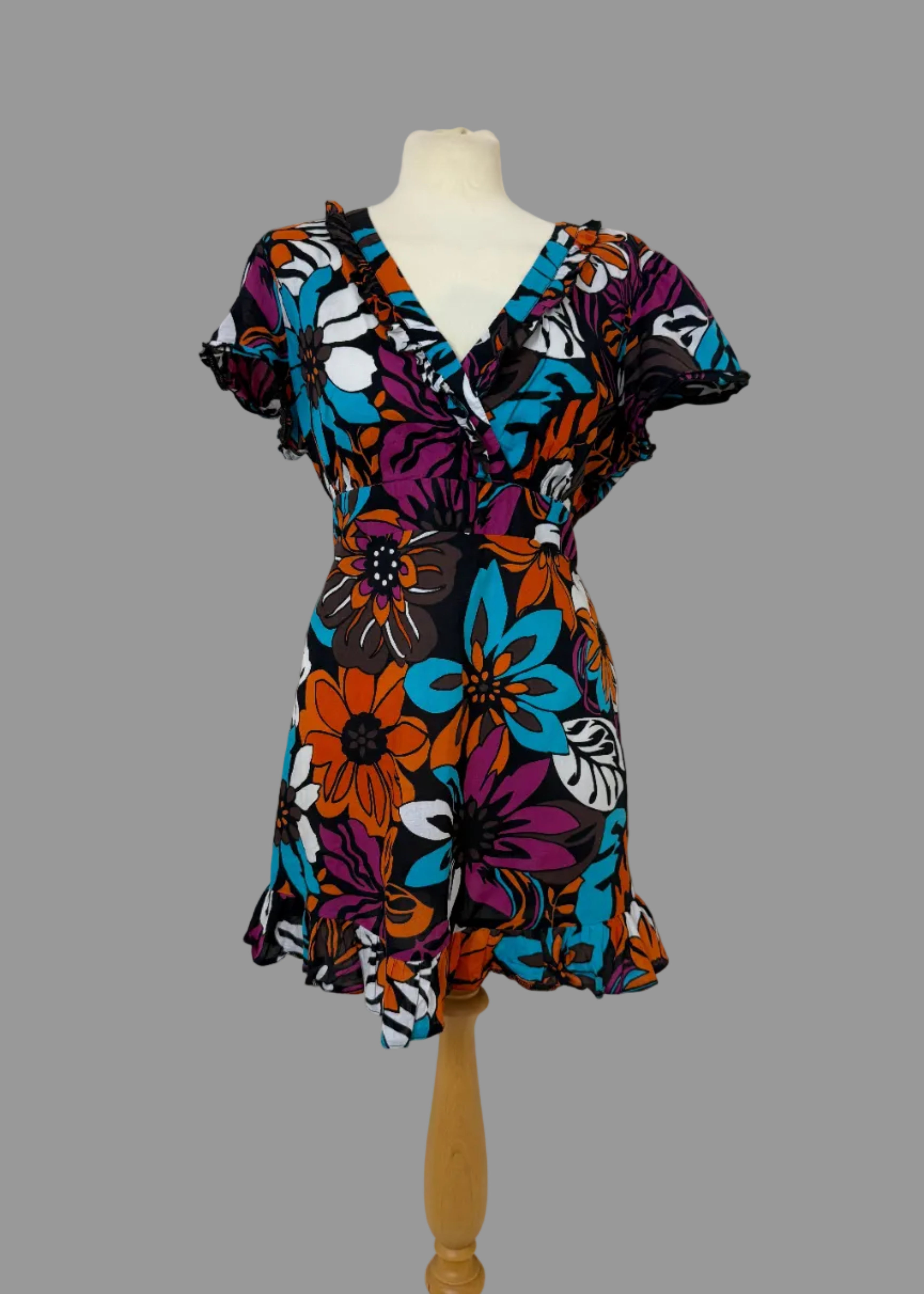 Rocha John Rocha Floral Mini Dress UK16