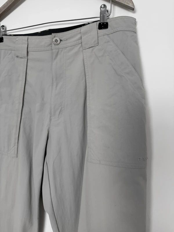 Rohan Fusion Trousers Beige Outdoor Travel Quick Dry Water Repellent W34 L31