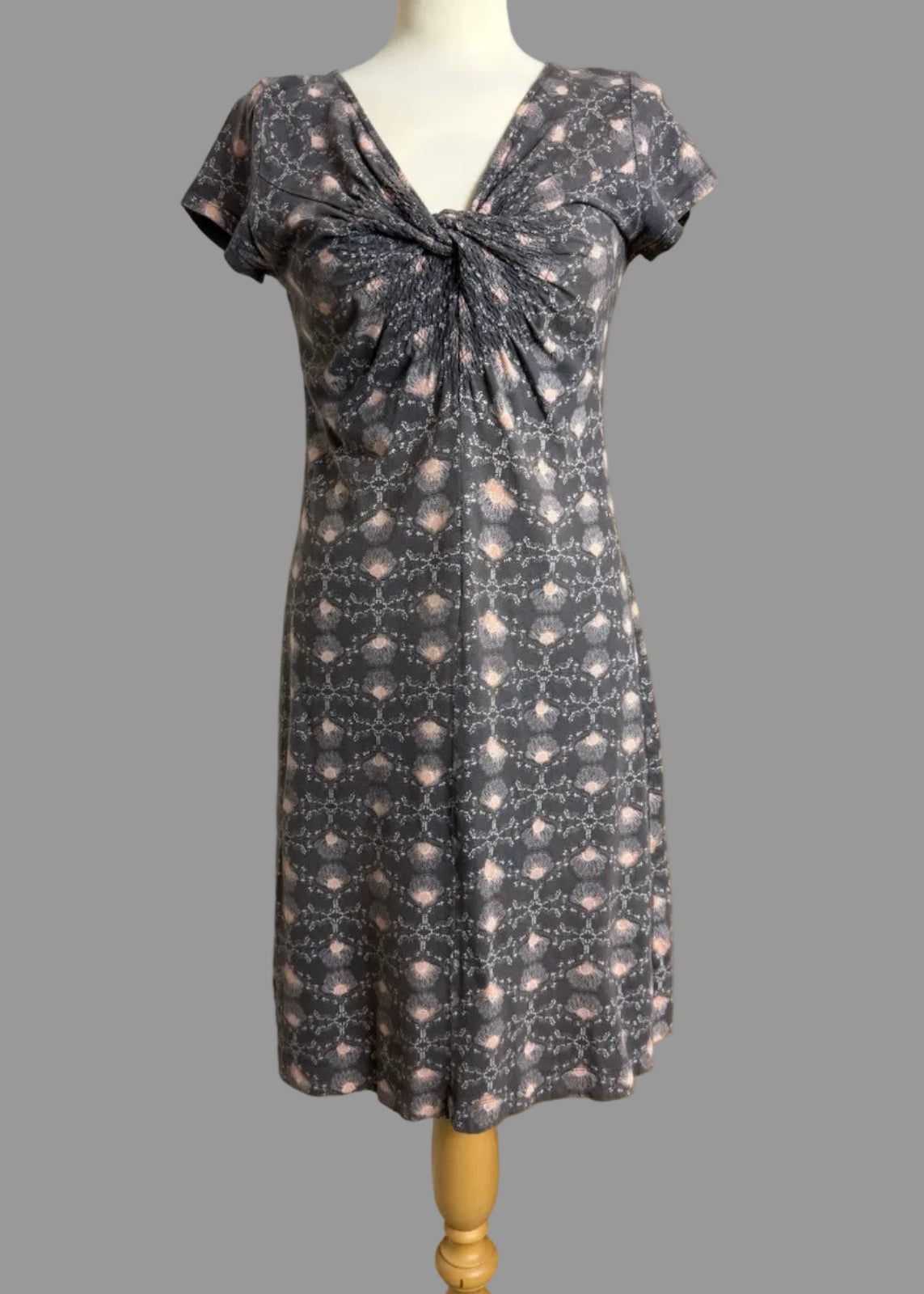 White Stuff ‘Desert Daze’ Grey Knee Length Dress - UK10