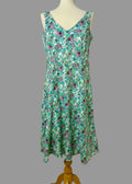 Angels Floral Cotton Sleeveless Fit & Flare Dress UK 14