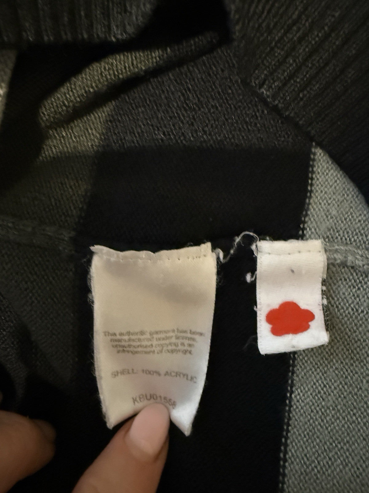 Kickers Vintage Striped Cotton Knit Jumper Black, Grey, Khaki, Purple - Med