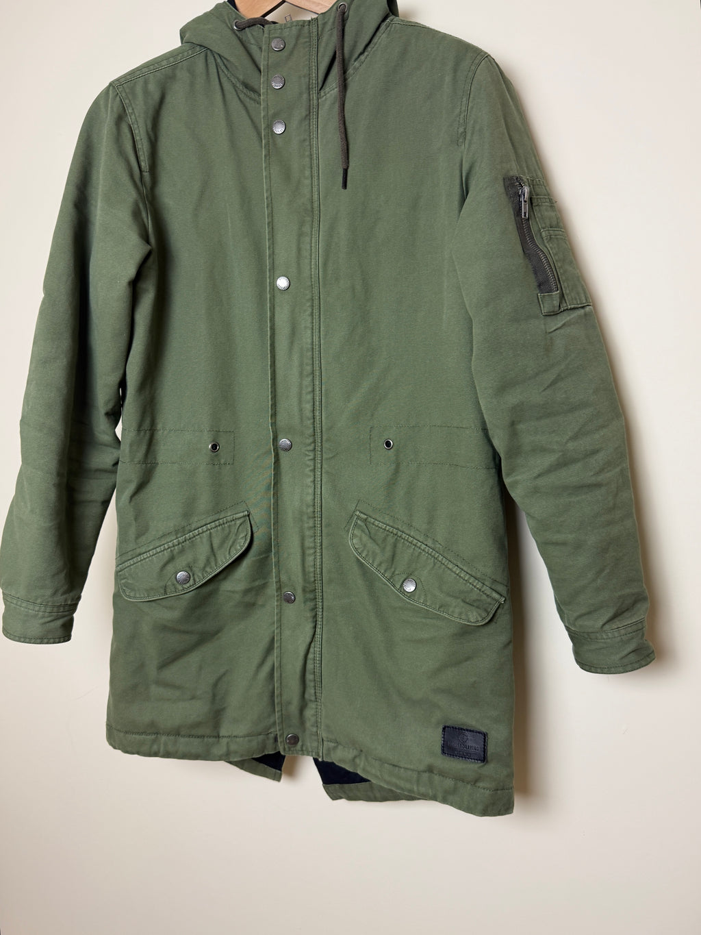 Cotton On Utility Surplus Khaki Quilted Parka - Small