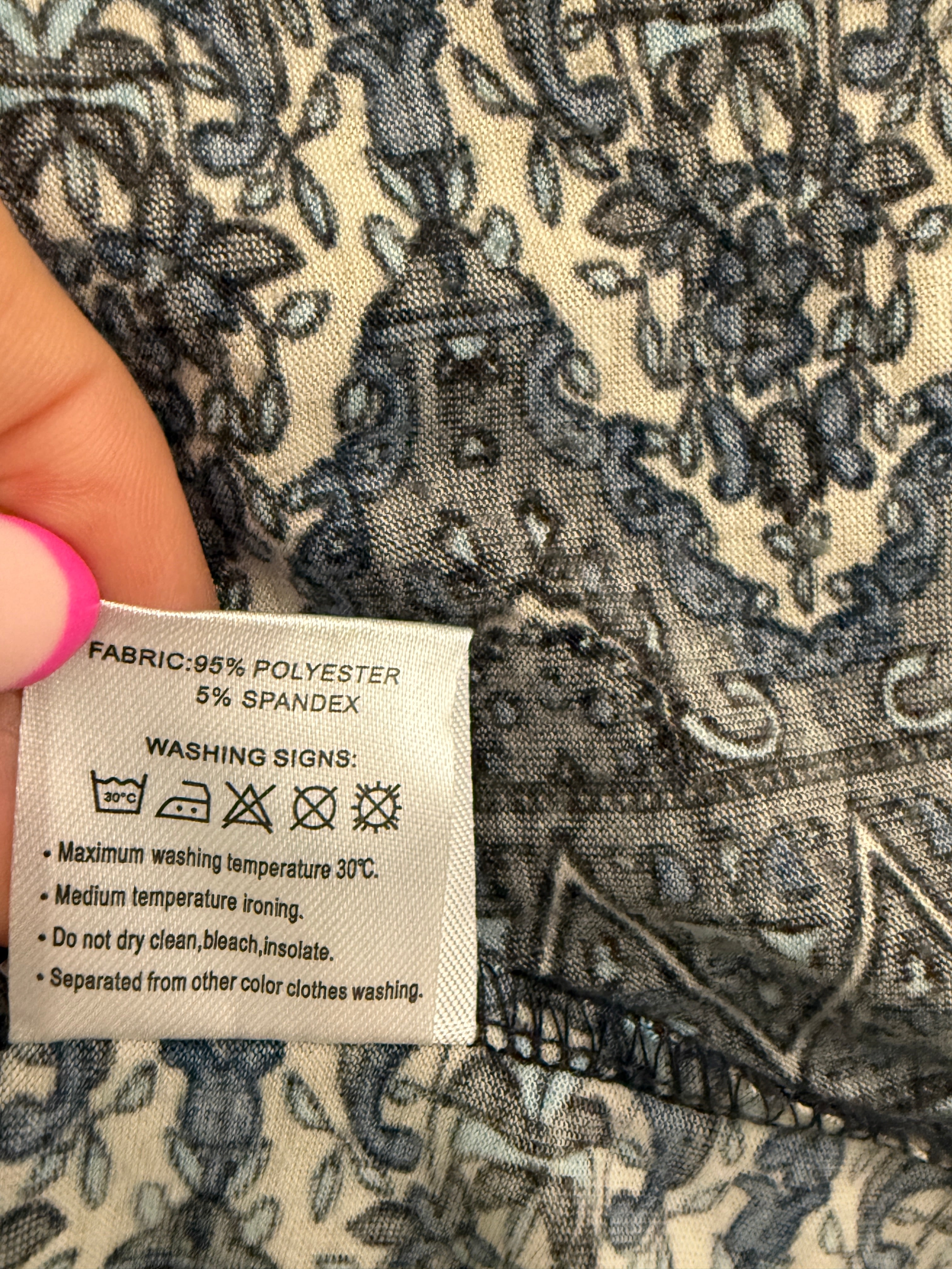 Urban Coco Blue Tribal Print Boho Maxi Skirt UK 14-16 – Pre-Loved